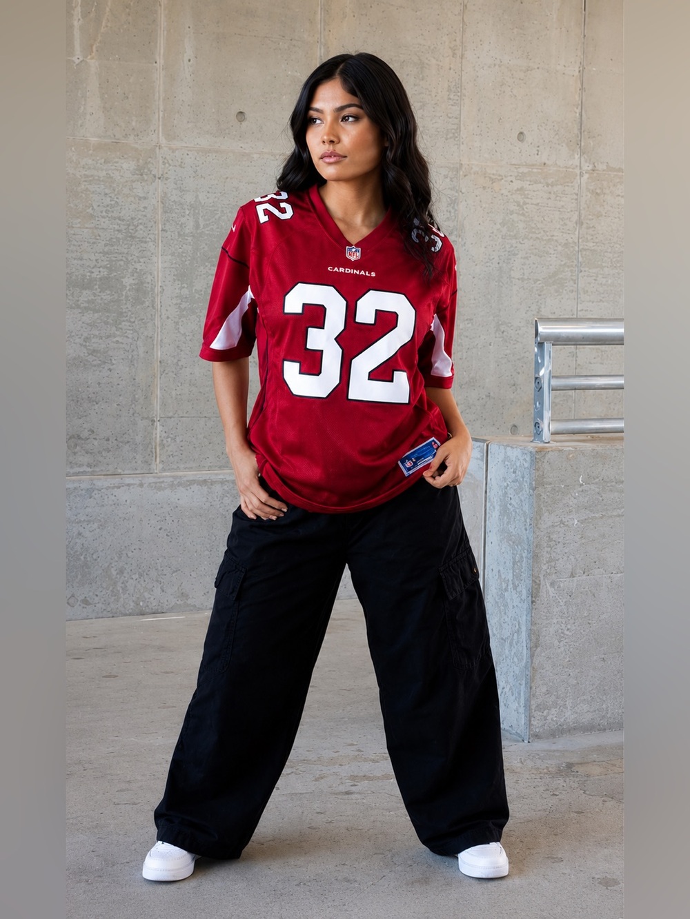 Arizona Cardinals Red Women's Football Jersey Top